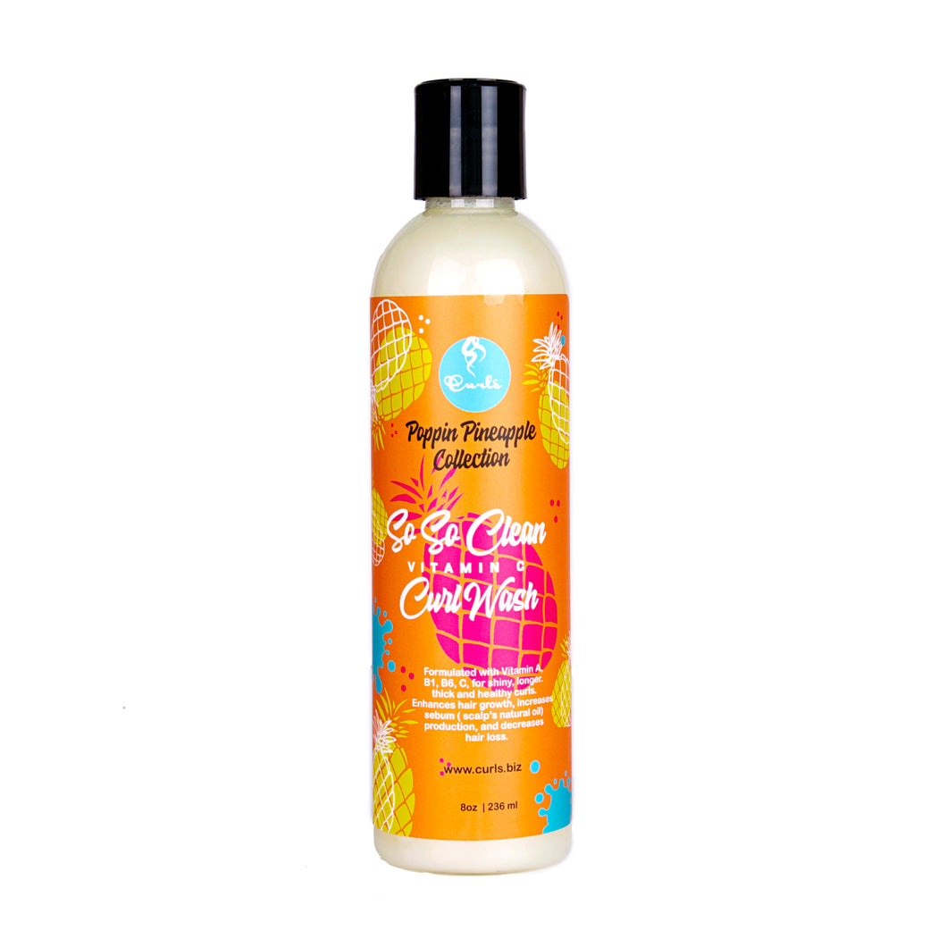 So So Clean Vitamin C Curl Wash - Poppin Pineapple