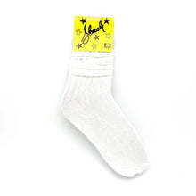 Load image into Gallery viewer, Slouch Socks - WHITE
